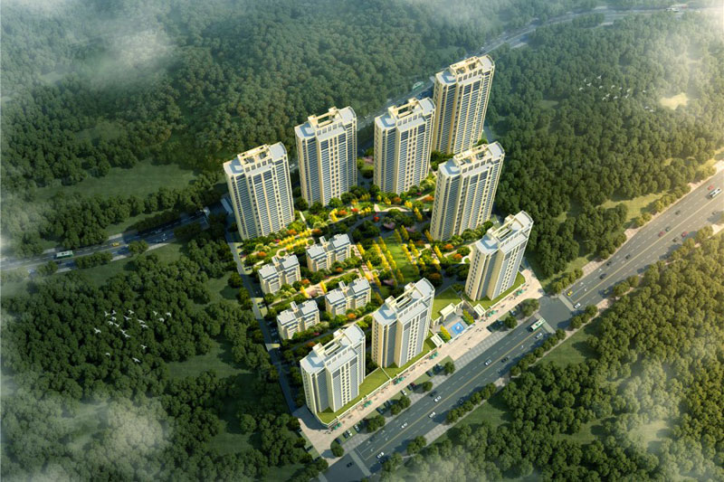 弘谷山语城项目位于衡东文冲小学（三小）东行300米