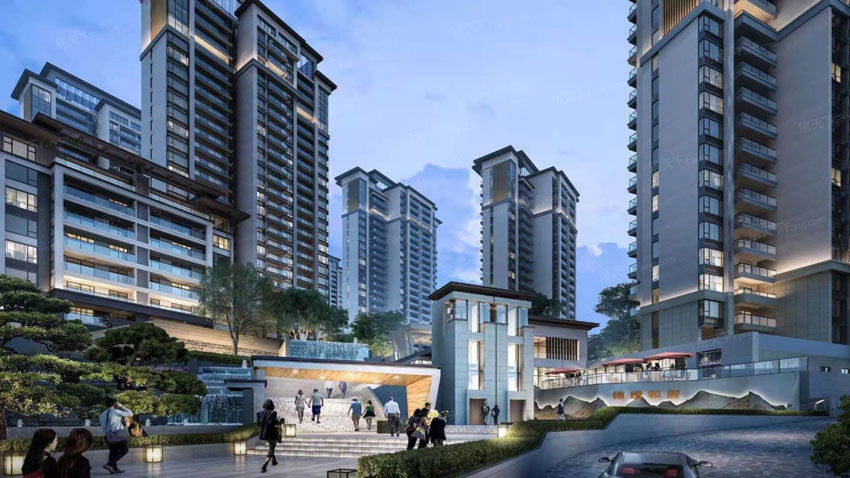 锦绣和府项目位于衡东县洣水镇衡岳北路695号