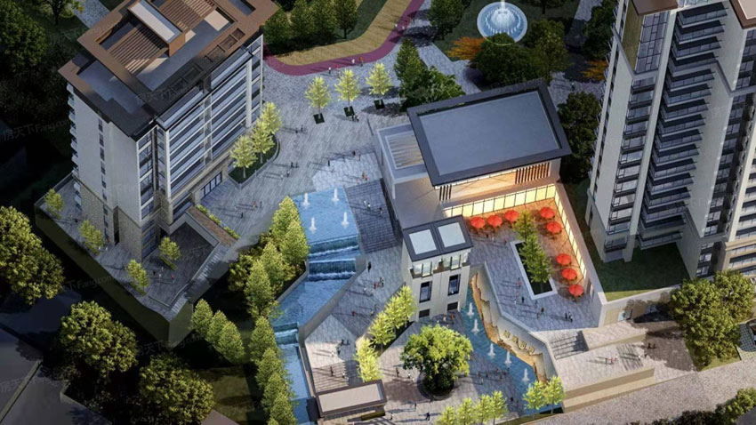 锦绣和府项目位于衡东县洣水镇衡岳北路695号