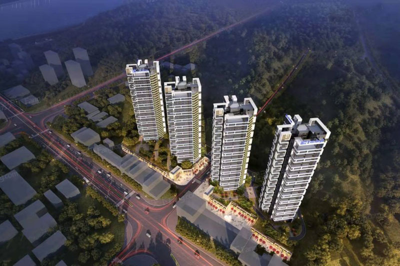 物格未来城项目位于衡东县衡山大桥东150米（桥头广场旁）