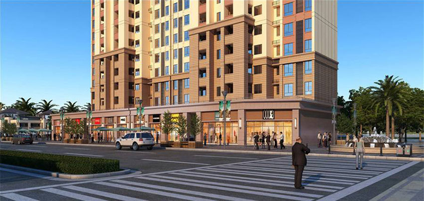 碧桂园项目位于祁东县洪桥镇竹苑路南侧