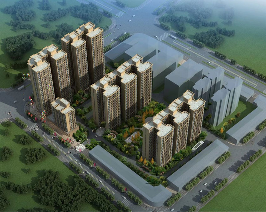 东建荣城项目位于朝阳路与竹苑路交汇处（县政府西侧100米）