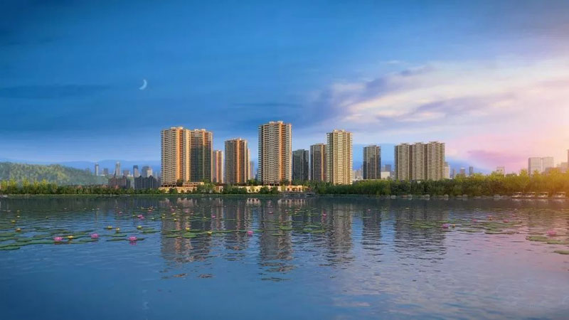 顺府项目位于耒阳市武广高铁旁顺湖公园北侧