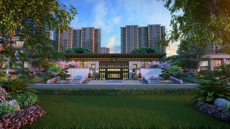 顺府项目位于耒阳市武广高铁旁顺湖公园北侧