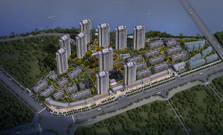 华远万江府项目位于耒阳市水东江街道耒阳大桥东500米