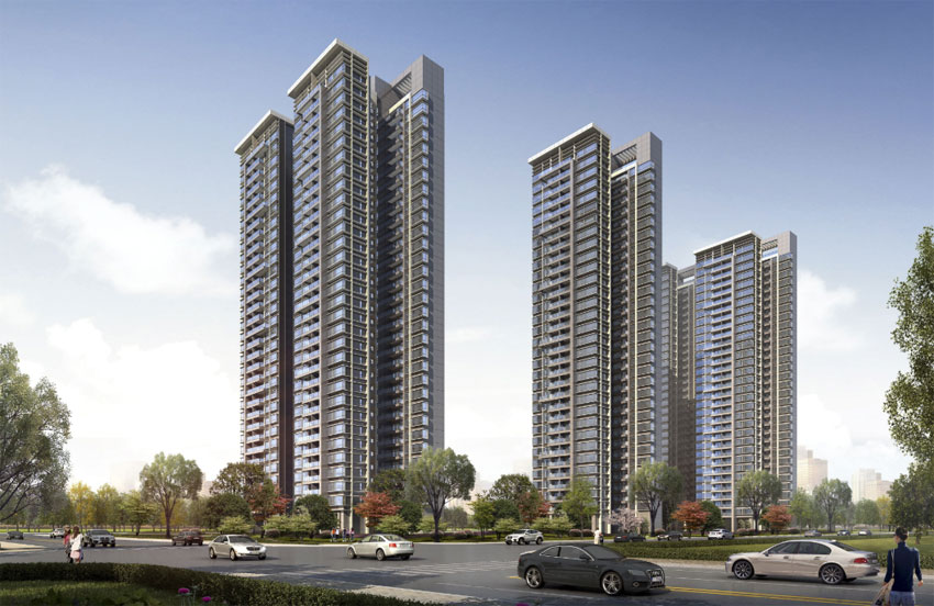 金色江湾项目位于耒阳市迎宾大道与东二路交汇处