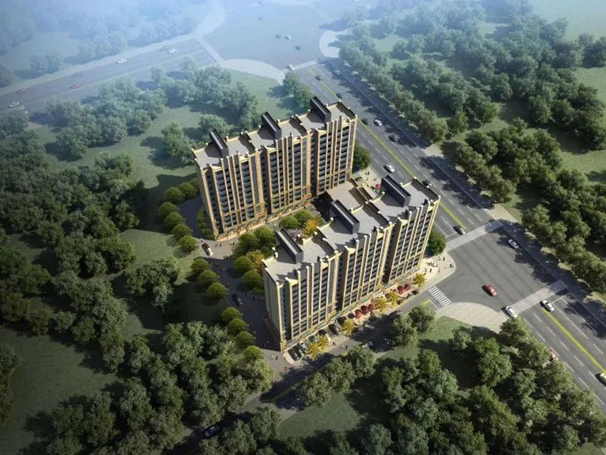 愿京博雅苑项目位于耒阳市五里牌新城一路与水拾路（广厦路）西南角