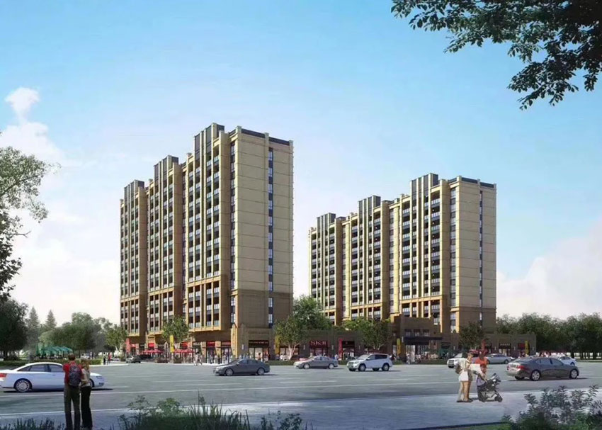 愿京博雅苑项目位于耒阳市五里牌新城一路与水拾路（广厦路）西南角