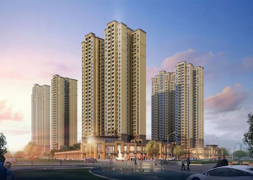 时代央著项目位于耒阳市迎宾大道与神农北路交汇处西北角