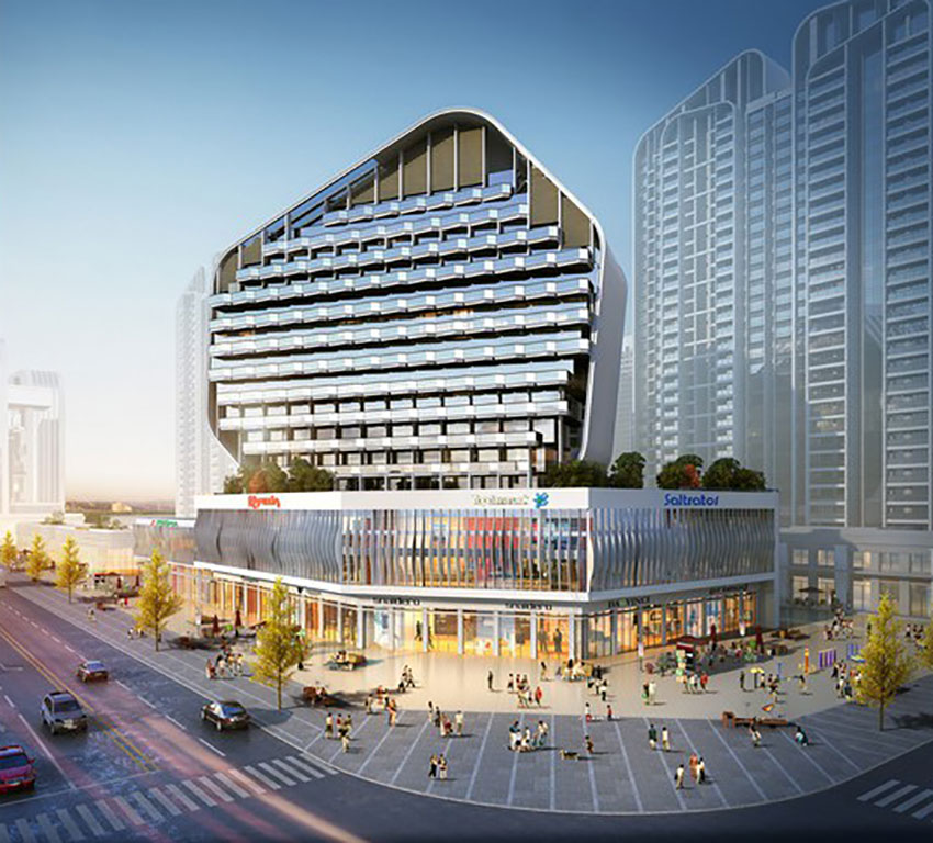 合兴顺湖城项目位于耒阳市武广新城耒阳西站顺湖公园南侧