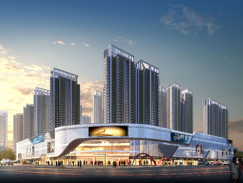 合兴中心城项目位于耒阳107国道与新城一路交汇处