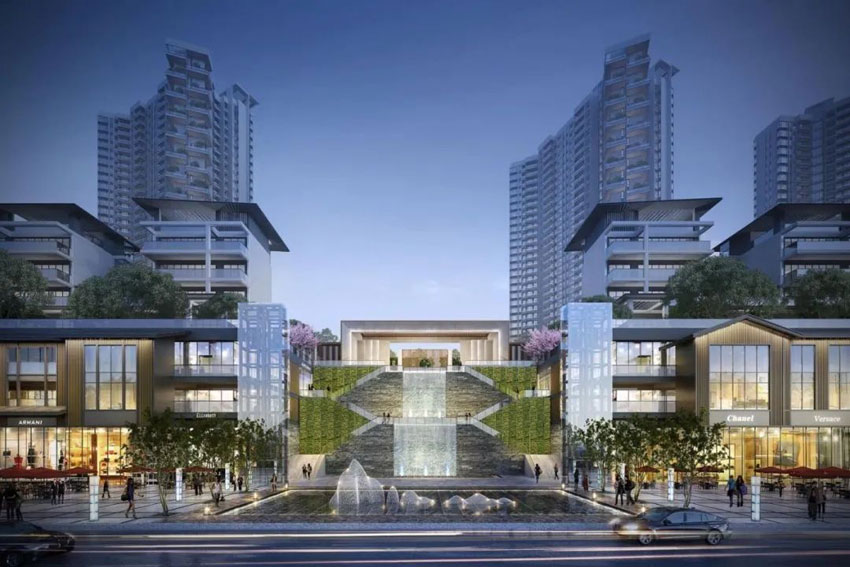 外滩锦都项目位于耒阳大道与顺湖公园交汇处