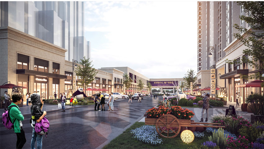 大汉龙城项目位于耒阳市五里牌街道107国道旁（金华二校斜对面）