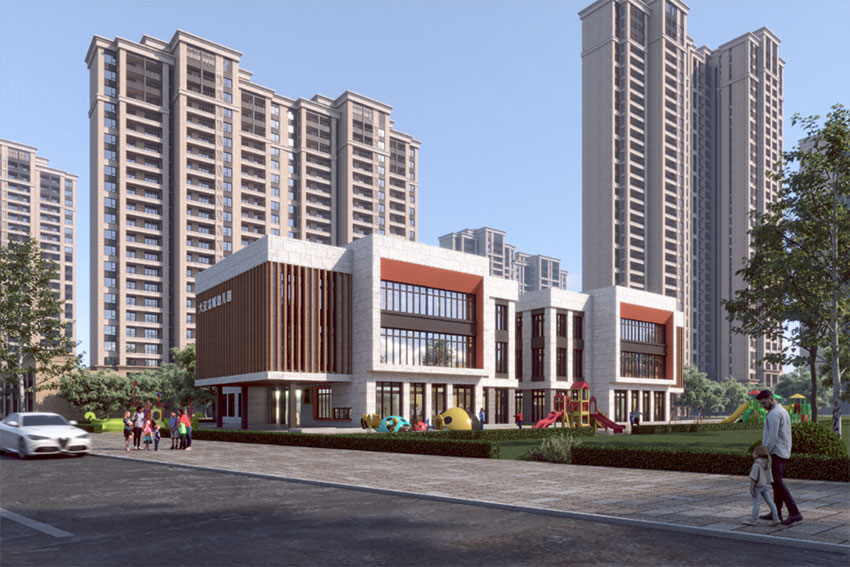 大汉龙城项目位于耒阳市五里牌街道107国道旁（金华二校斜对面）