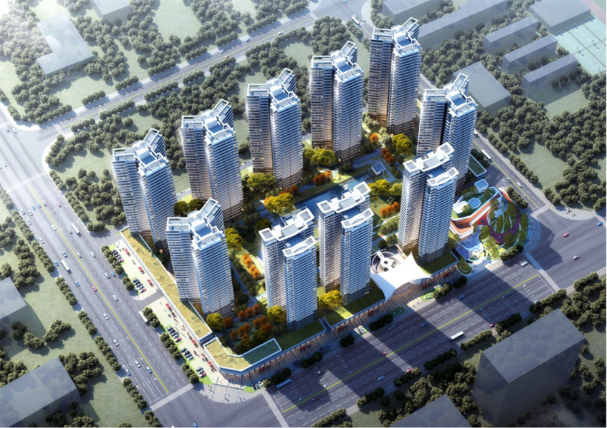 印象顺湖项目位于耒阳市武广新城顺湖中学旁