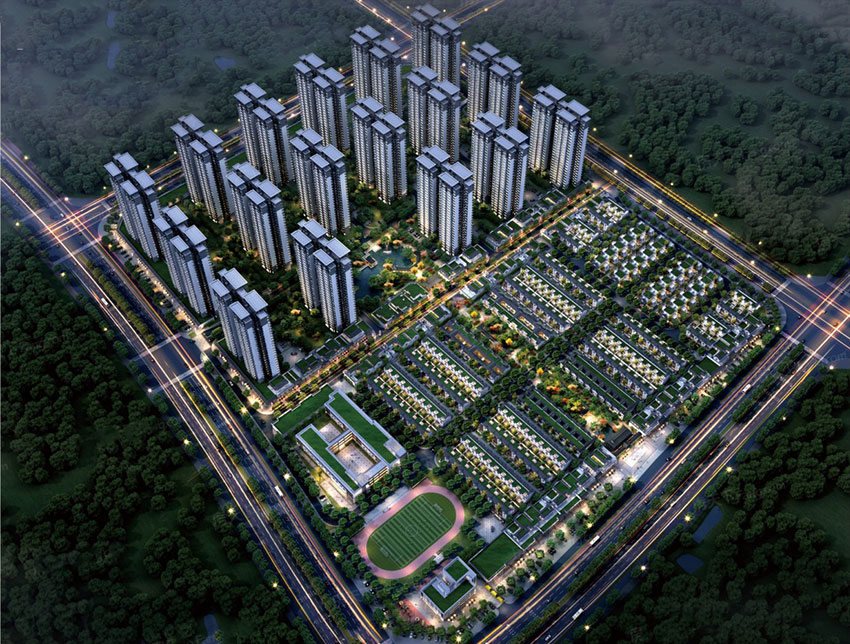 桃李江南项目位于耒阳市107国道（蔡伦科技园正对面）