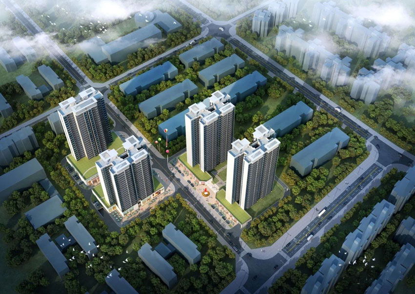 外滩锦宸项目位于耒阳市白云路54潮街入口处