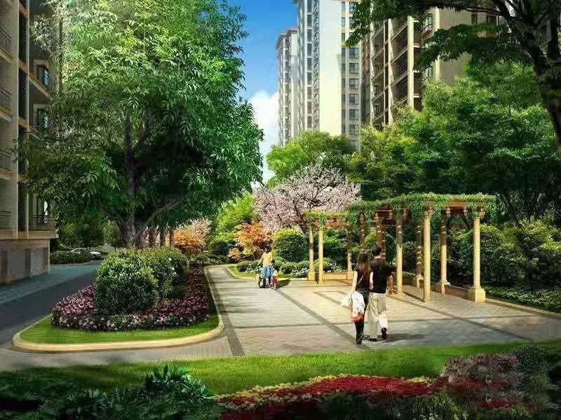 金正澜山项目位于常宁市西二环卓立学校旁