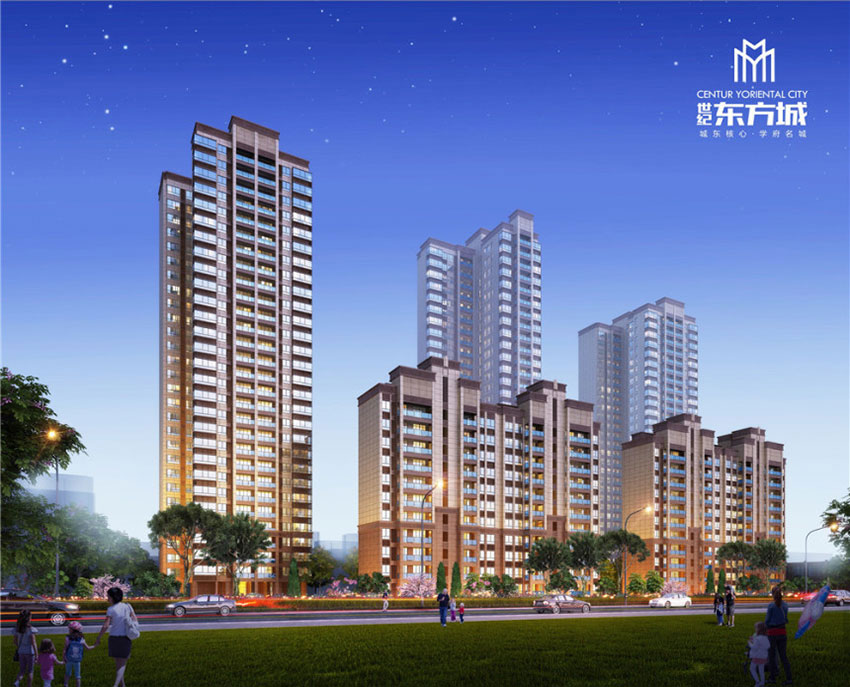 世纪东方城项目位于常宁市常宁大道（东一环）公安局斜对面