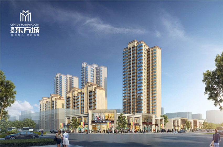 世纪东方城项目位于常宁市常宁大道（东一环）公安局斜对面