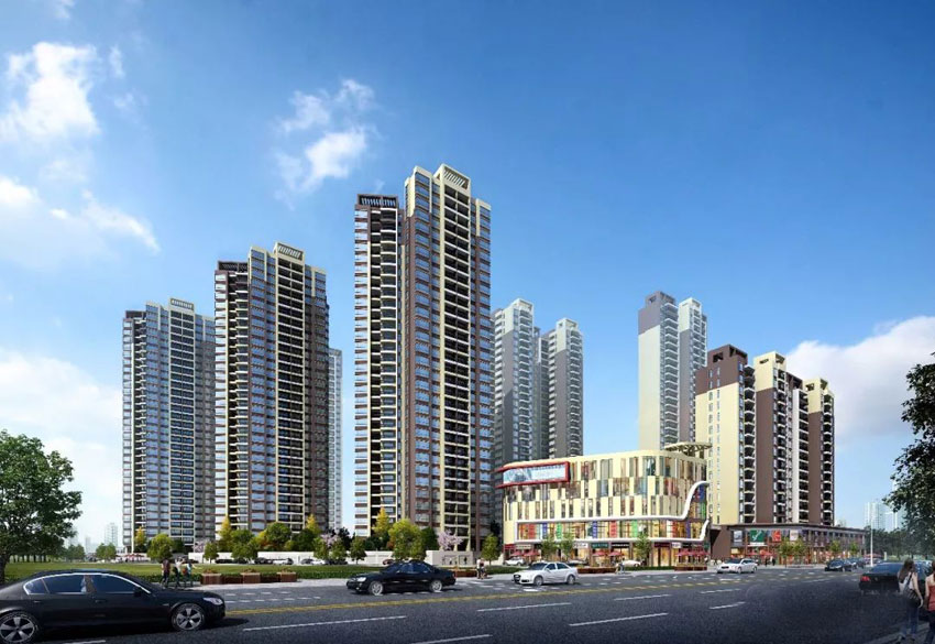 常盛文博苑项目位于常宁市南一环与西一环交汇处