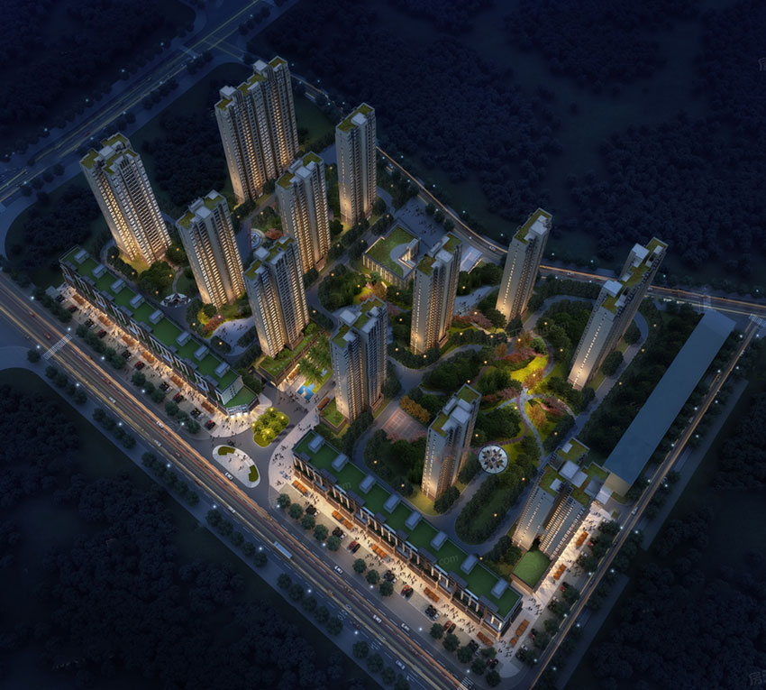 加洲美域项目位于常宁市常宁大道与泉峰东路交汇处