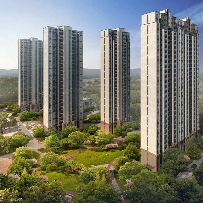 加洲美域项目位于常宁市常宁大道与泉峰东路交汇处