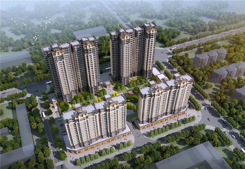 清华一品国宾府项目位于常宁市青阳北路市政府东侧