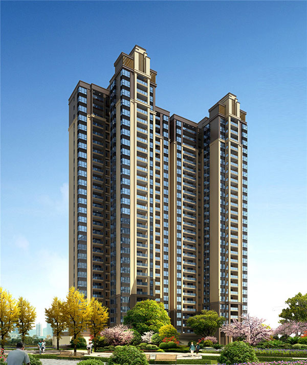 清华一品国宾府项目位于常宁市青阳北路市政府东侧