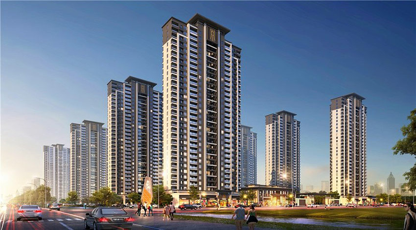 樾府项目位于常宁市南一环（砚池山公园对面）