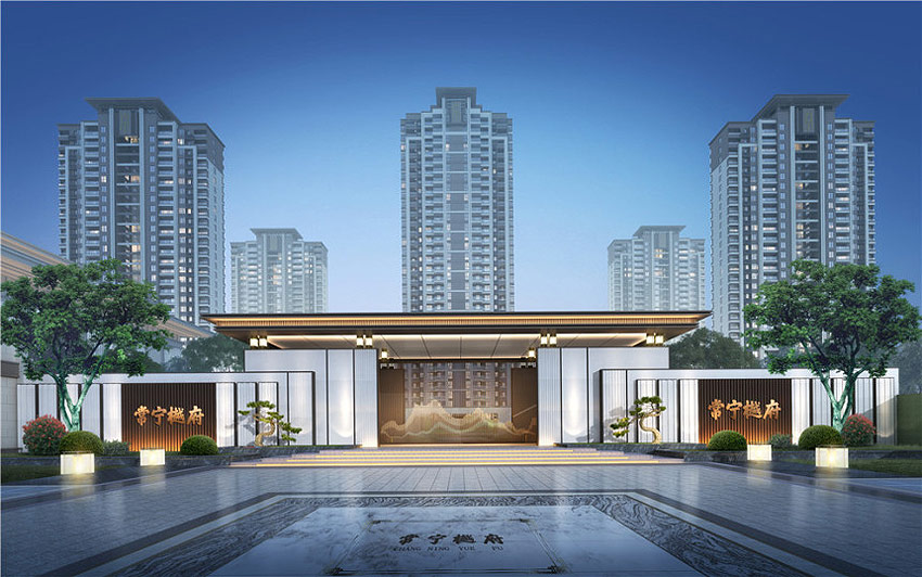 樾府项目位于常宁市南一环（砚池山公园对面）