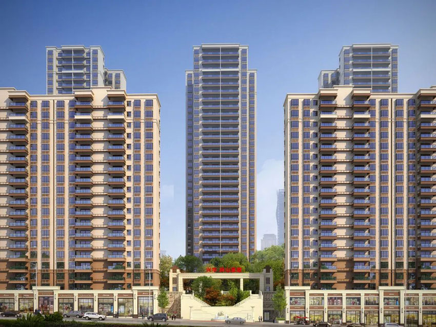 畔山豪庭项目位于常宁市莲花新区卓立学校东（金桥路与青年路交汇处）