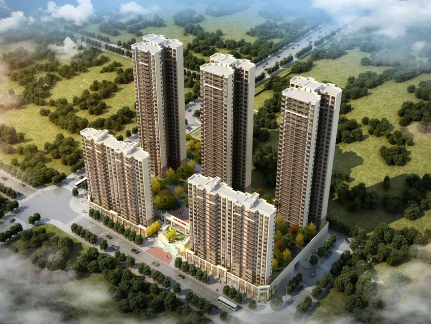 畔山豪庭项目位于常宁市莲花新区卓立学校东（金桥路与青年路交汇处）