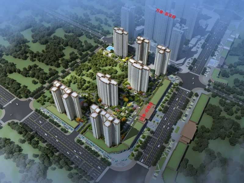 万象双尊府项目位于常宁市南一环万象崇文府南侧（新二中对面）