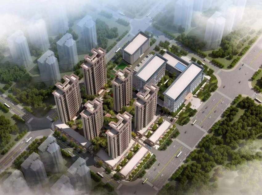 紫郡府项目位于常宁市北一环与东一环交汇处