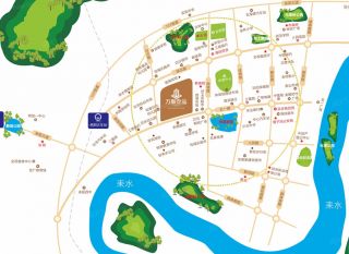 衡阳-耒阳市万顺壹品为您提供该项目区位图欣赏