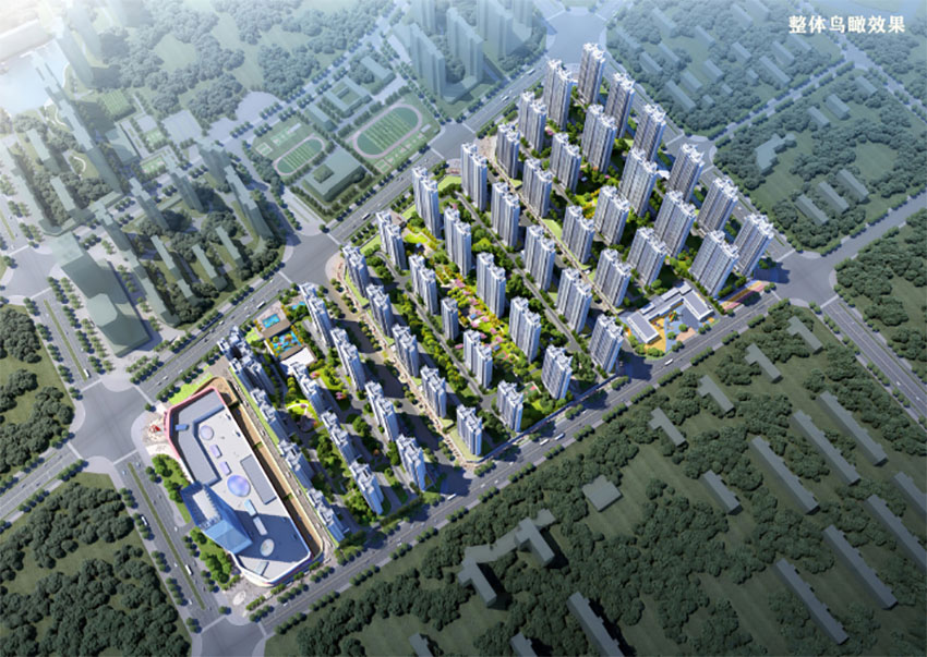 铜锣湾广场项目位于武广新城耒阳大道中段