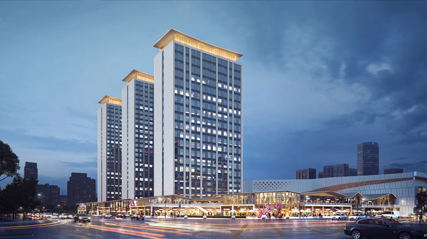 汇金新城项目位于云龙示范区云龙大道与藏龙大道交汇处（大丰站对面）