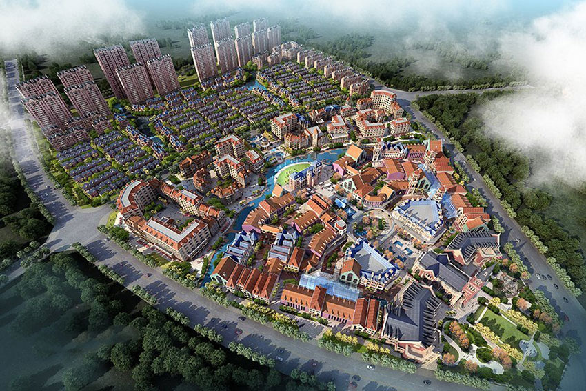 绿地21城项目位于云龙示范区云水路与云田路交汇处（方特欢乐世界西侧）