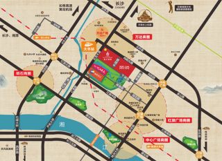 株洲石峰区香江悦府为您提供该项目区位图欣赏