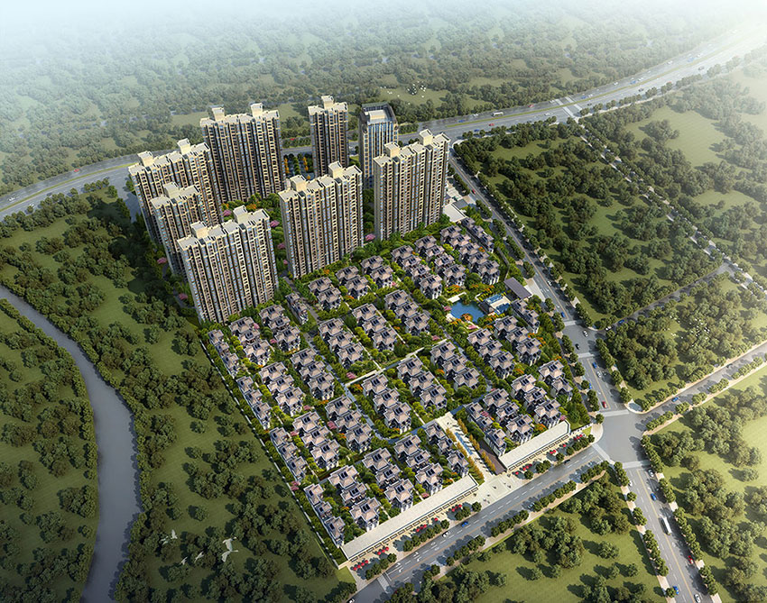华晨云溪湾项目位于云龙示范区云峰大道与云水路交汇处