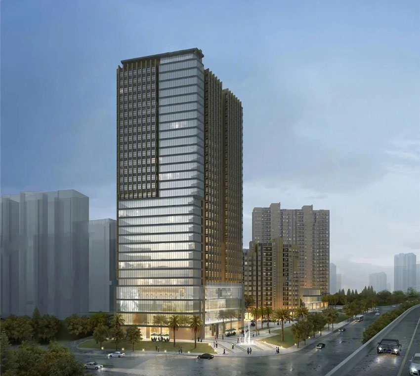 学府港湾二期项目位于云龙示范区学林路与迎宾大道交汇处