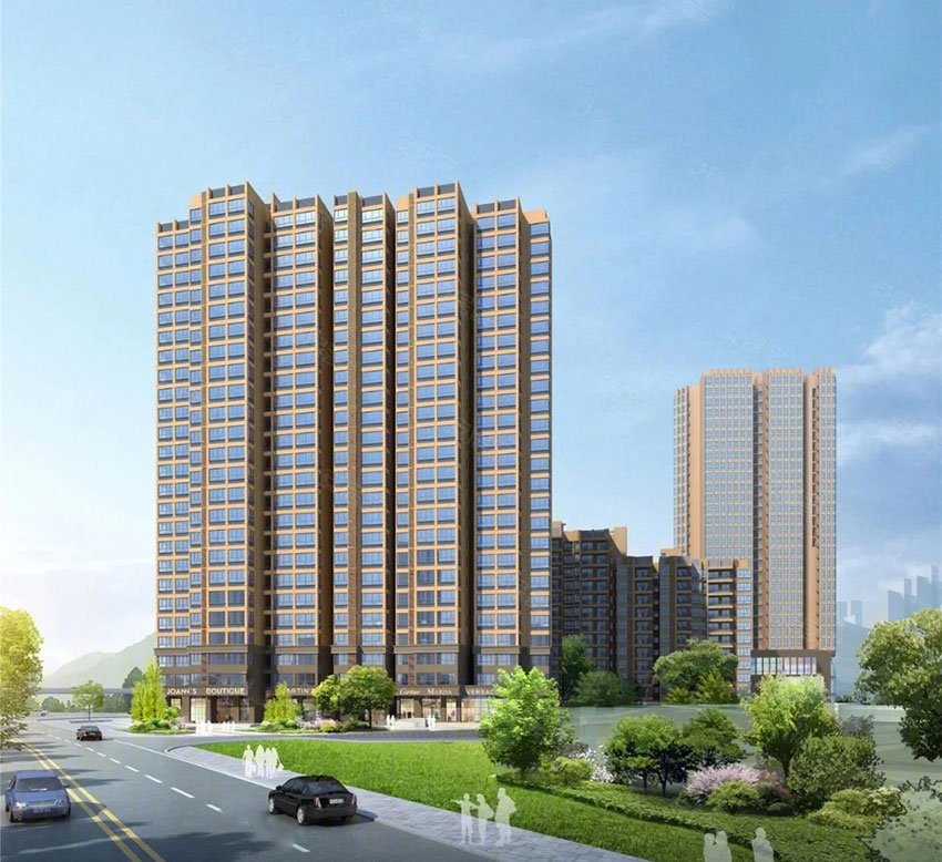 学府港湾二期项目位于云龙示范区学林路与迎宾大道交汇处