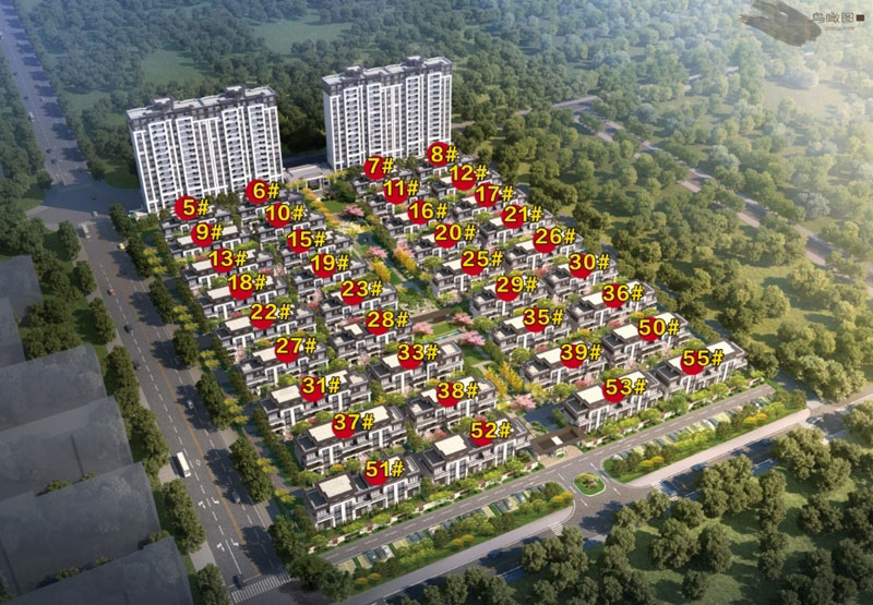 美庭湾项目位于常宁市西二环华岁商贸城西侧