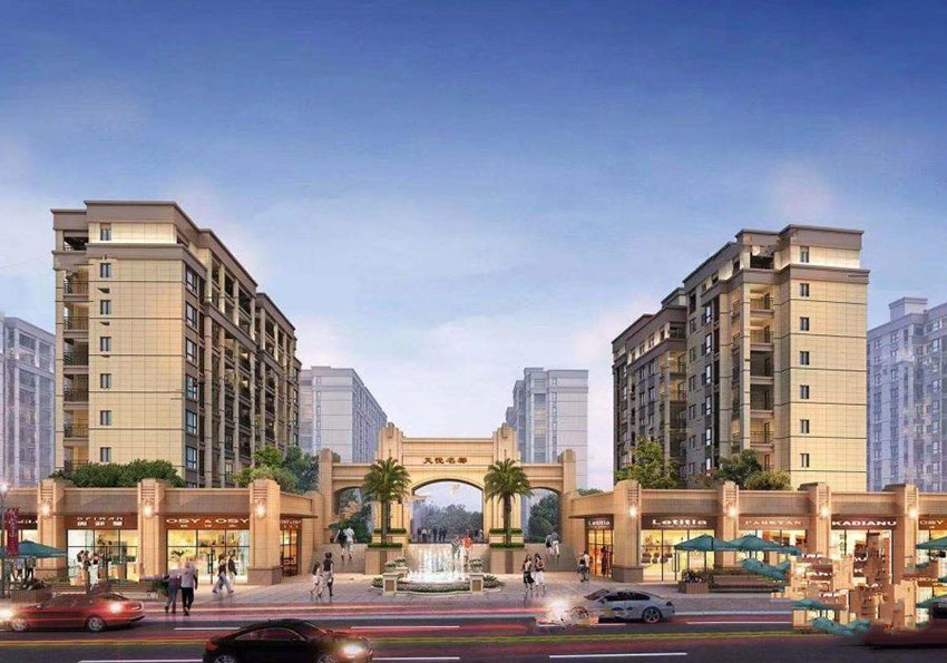 天悦名都项目位于云龙示范区田园路与云庐路交汇处