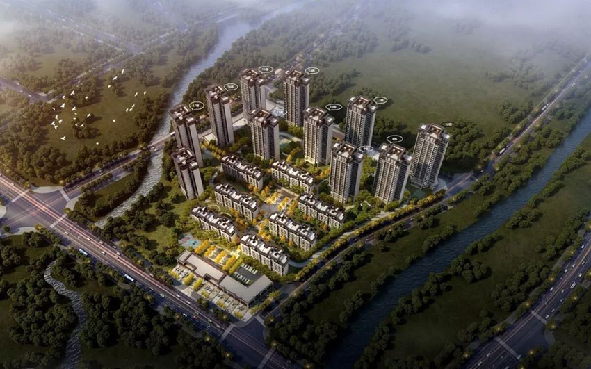 集美云湖项目位于石峰卧龙路与云霞大道交汇处