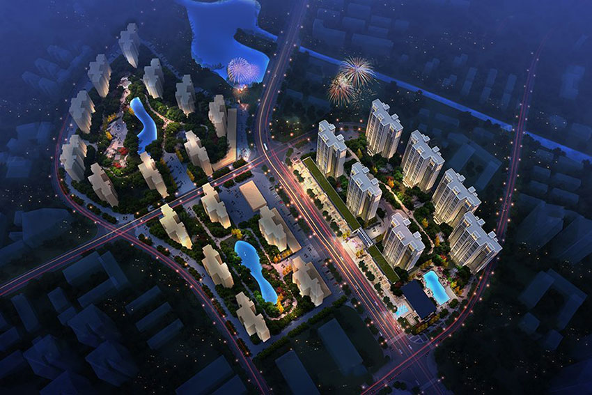 亿都九里晴川项目位于炎陵县霞阳镇中团村炎陵大道