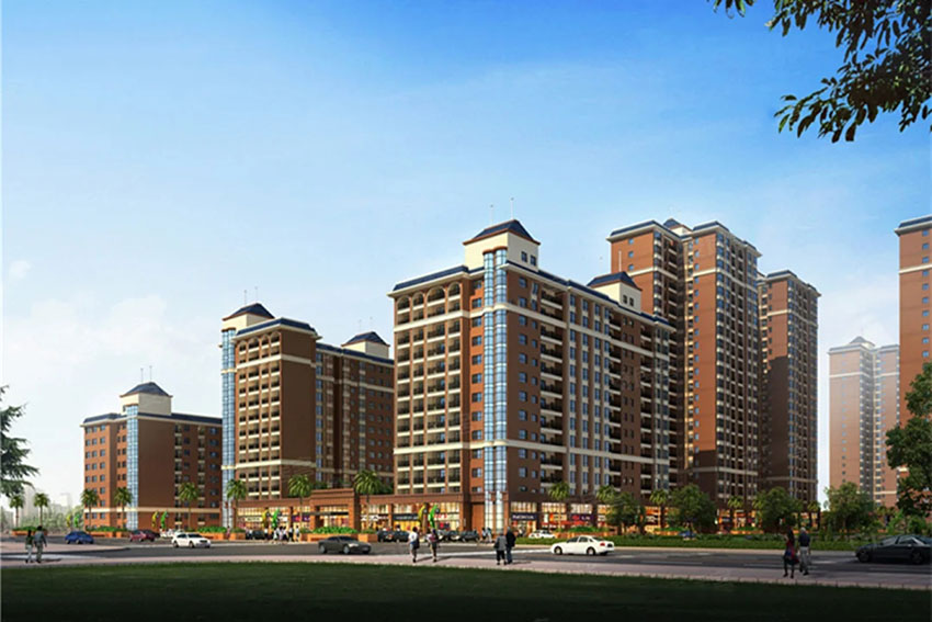 华苑金逸华府项目位于霞阳大道与神农大道交界处