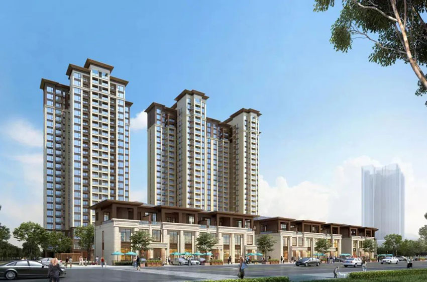 东阳君悦项目位于茶陵望云街和欧江路交汇处