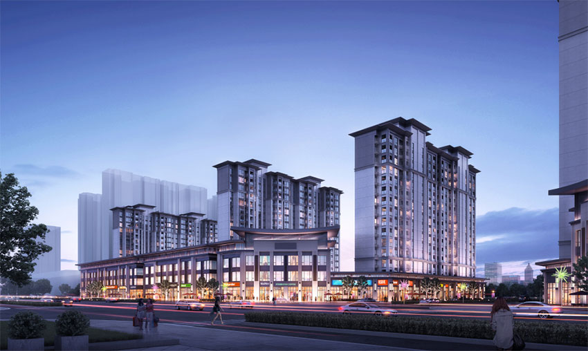 中心嘉园项目位于茶陵犀城大道与紫阳街交汇处